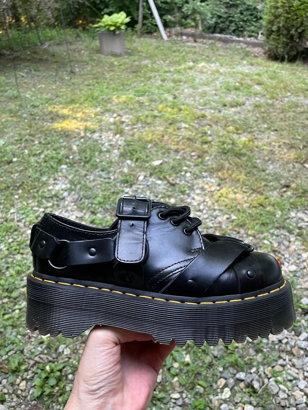 Dr Martens 1461 Quad Harness Oxford Shoes Size 6